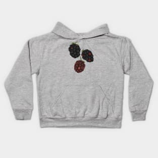 Blackberries Kids Hoodie